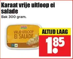 Dirk Karaat vrije uitloop ei salade aanbieding