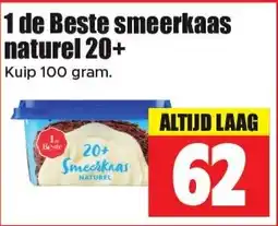 Dirk 1 de Beste smeerkaas naturel 20+ aanbieding
