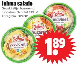 Dirk Johma salade aanbieding