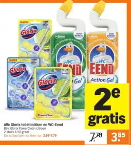 Albert Heijn Alle Glorix toiletblokken en WC Eend aanbieding