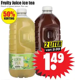 Dirk Fruity Juice ice tea aanbieding