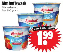 Dirk Almhof kwark aanbieding