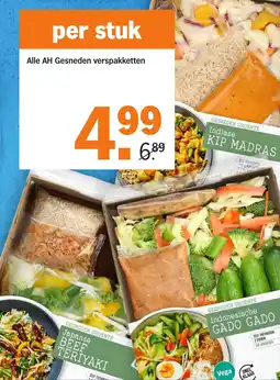 Albert Heijn Alle AH Gesneden verspakketten aanbieding