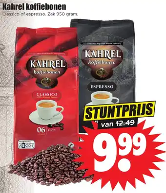 Dirk Kahrel koffiebonen aanbieding