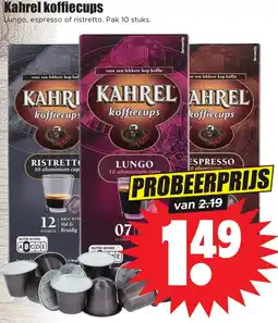 Dirk Kahrel koffiecups aanbieding