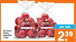 Albert Heijn AH Zoete kleine appeltjes aanbieding