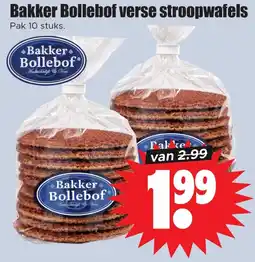 Dirk Bakker Bollebof verse stroopwafels aanbieding