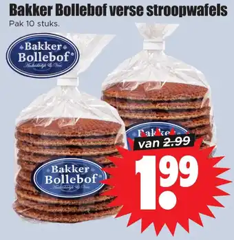 Dirk Bakker Bollebof verse stroopwafels aanbieding