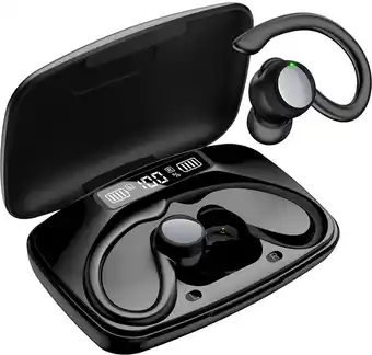 Bol.com OOQE FIT PRO - Draadloze Oordopjes | Zwart aanbieding
