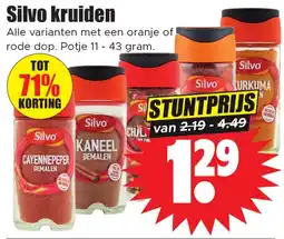 Dirk Silvo kruiden aanbieding