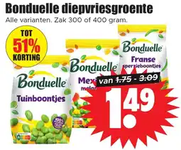 Dirk Bonduelle diepvriesgroente aanbieding