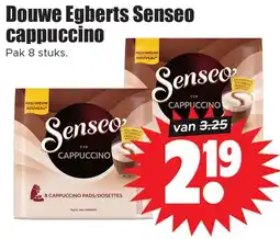 Dirk Douwe Egberts Senseo cappuccino aanbieding