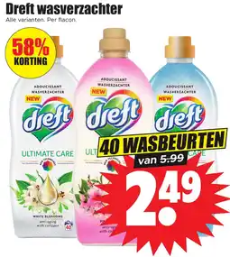 Dirk Dreft wasverzachter aanbieding