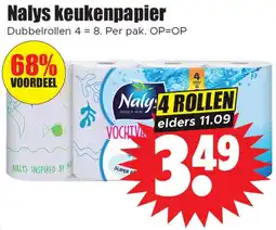 Dirk Nalys keukenpapier aanbieding