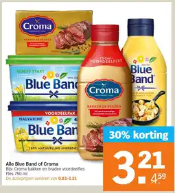 Albert Heijn Alle Blue Band of Croma aanbieding