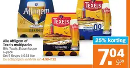 Albert Heijn Alle Affligem of Texels multipacks aanbieding