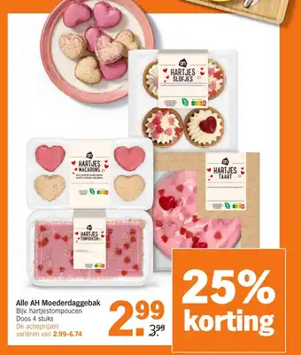 Albert Heijn Alle AH Moederdaggebak aanbieding