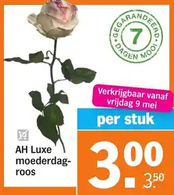 Albert Heijn AH Luxe moederdag roos aanbieding