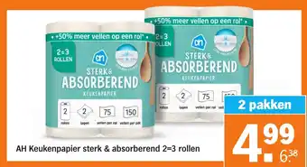 Albert Heijn AH Keukenpapier sterk & absorberend aanbieding