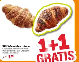 Coop PLUS Gevulde croissant aanbieding