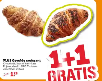 Coop PLUS Gevulde croissant aanbieding