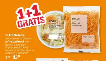 Coop PLUS Salade of Rauwkost aanbieding