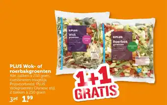Coop PLUS Wok of roerbakgroenten aanbieding
