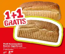 Coop PLUS Korenlanders Boeren tijgerbrood aanbieding