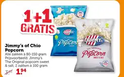 Coop Jimmy's of Chio Popcorn aanbieding