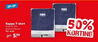 Coop Kappa T-shirt aanbieding