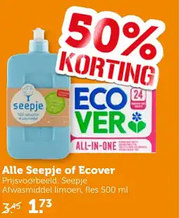 Coop Alle Seepje of Ecover aanbieding