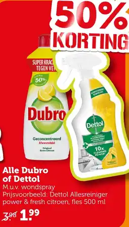 Coop Alle Dubro of Dettol aanbieding