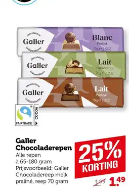 Coop Galler indépendante aanbieding