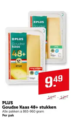 Coop PLUS Goudse Kaas 48+ stukken aanbieding