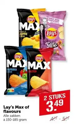 Coop Lay's Max of flavours aanbieding