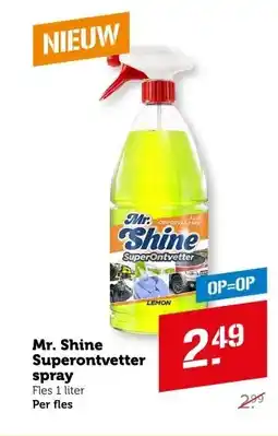 Coop Mr. Shine Superontvetter spray aanbieding