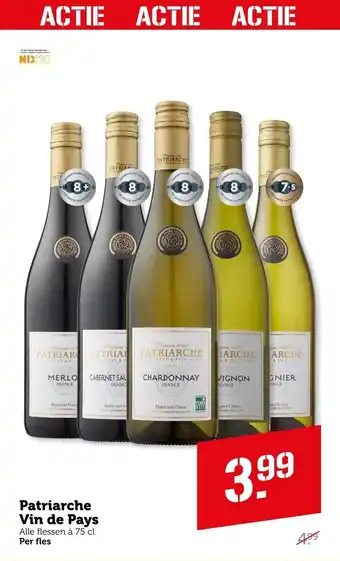 Coop Patriarche Vin de Pays aanbieding