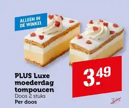 Coop PLUS Luxe moederdag tompoucen aanbieding