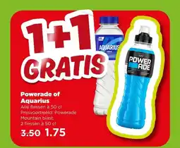 PLUS Powerade of Aquarius aanbieding