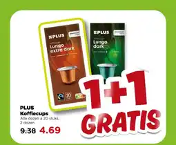 PLUS PLUS Koffiecups aanbieding