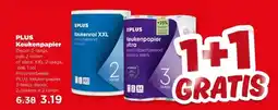 PLUS PLUS Keukenpapier aanbieding