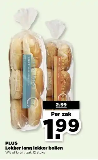 PLUS PLUS Lekker lang lekker bollen aanbieding