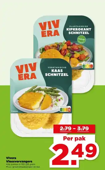 PLUS Vivera Vleesvervangers aanbieding