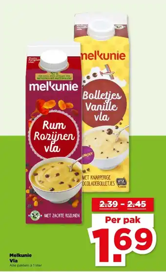 PLUS Melkunie Vla aanbieding