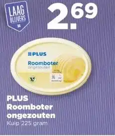 PLUS PLUS Roomboter ongezouten aanbieding