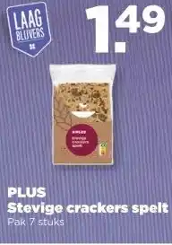 PLUS PLUS Stevige crackers spelt aanbieding