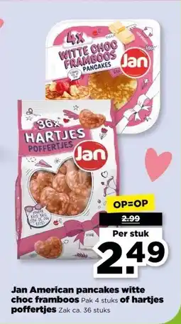 PLUS Jan American pancakes witte aanbieding