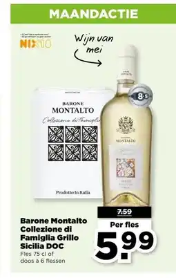 PLUS Barone Montalto Collezione di Famiglia Grillo Sicilia DOC aanbieding