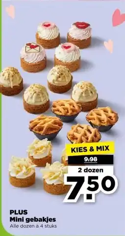 PLUS PLUS Mini gebakjes aanbieding