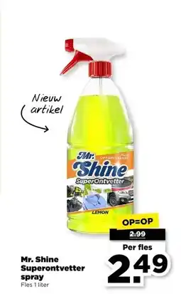 PLUS Mr. Shine Superontvetter spray aanbieding
